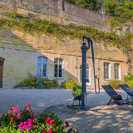Maison Troglodyte Elegante Avec Spa, Salle De Jeux Et Jardin Clos A Vouvray - Fr-1-381-87 Exterior photo
